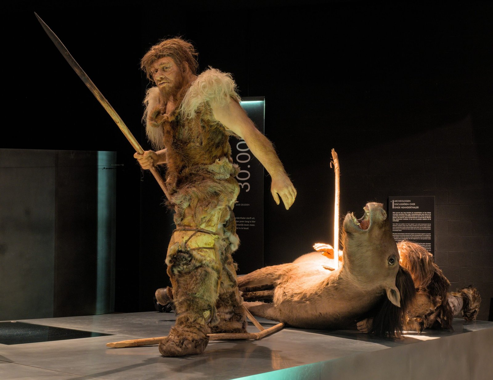 Ancient Humans and Mammoth Hunters (image credits: wikimedia)