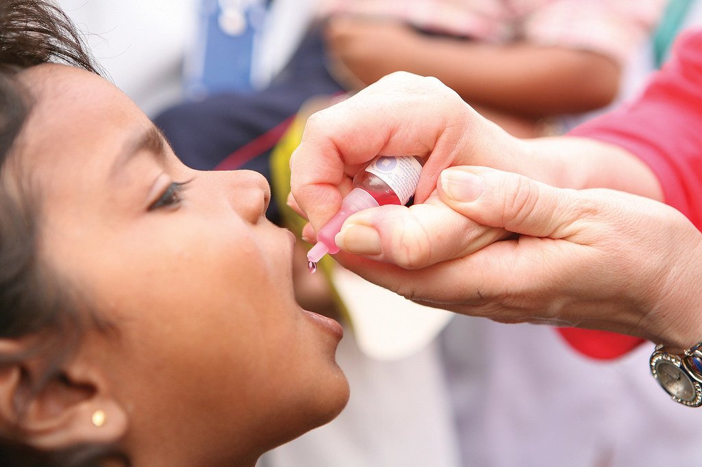 Polio immunization.