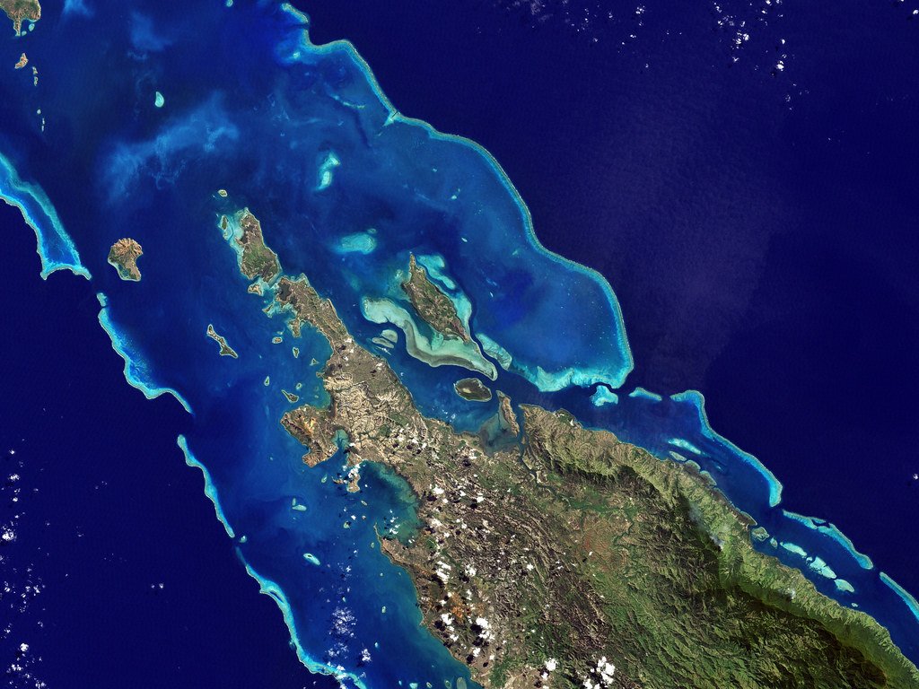 Lagoons and Reefs of New Caledonia.