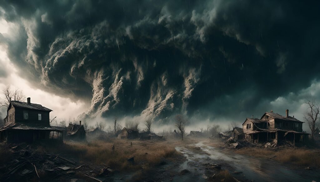 ai generated, tornado, storm, hurricane, wind, danger, cyclone, wreck, nature, landscape, tornado, tornado, tornado, tornado, hurricane, cyclone, cyclone, cyclone, cyclone, cyclone