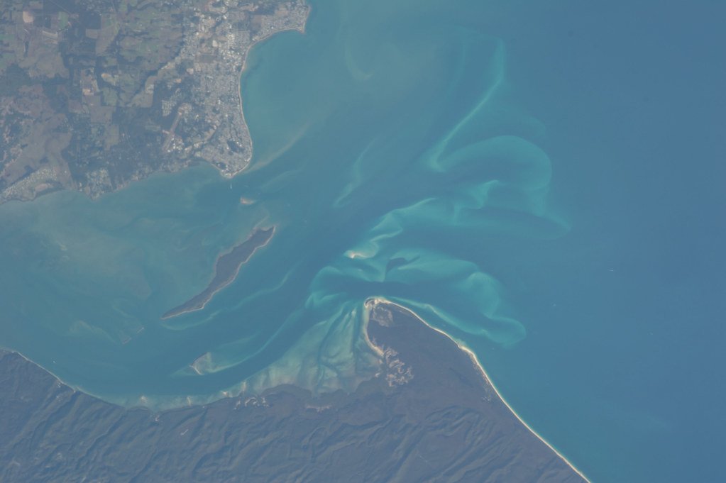 Submerged landscape.