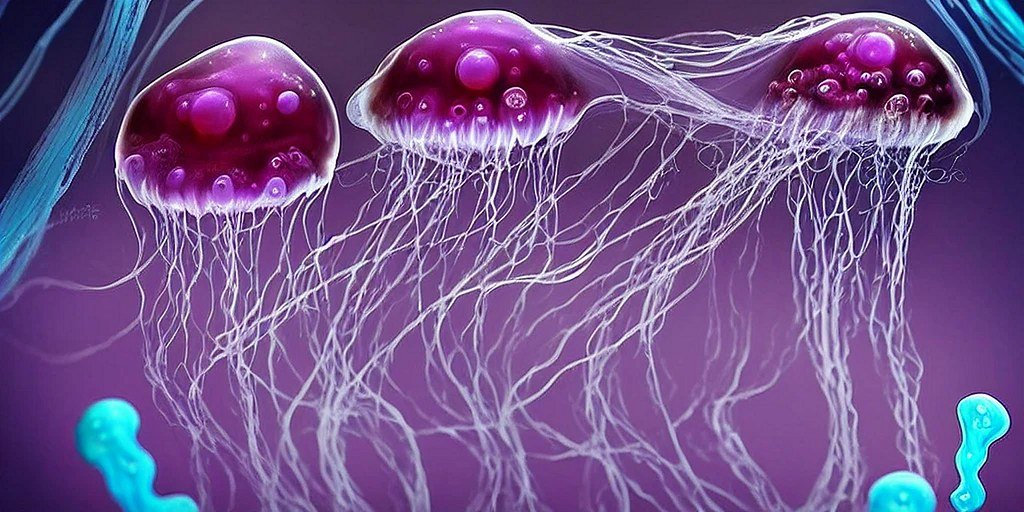 AI artwork of three octopuses.