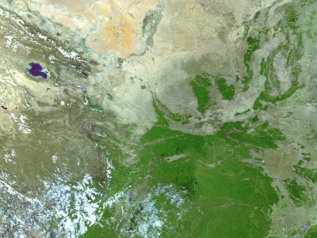 aerial photography of island