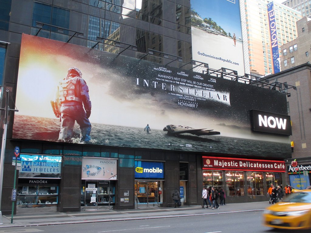 Interstellar Countdown Billboard.