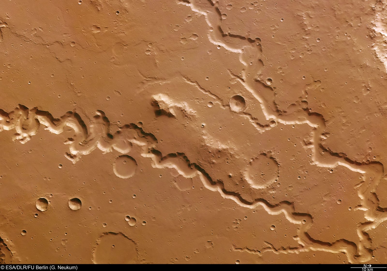 Meandering Valleys: Signs of Persistent Flow (image credits: wikimedia)
