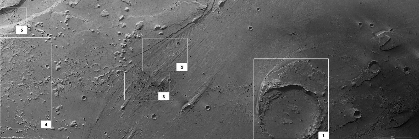 Ancient Lakes: Martian Oases (image credits: wikimedia)