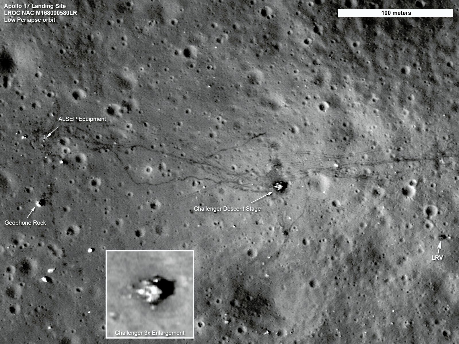 Comparing Different Apollo Landing Sites (image credits: wikimedia)