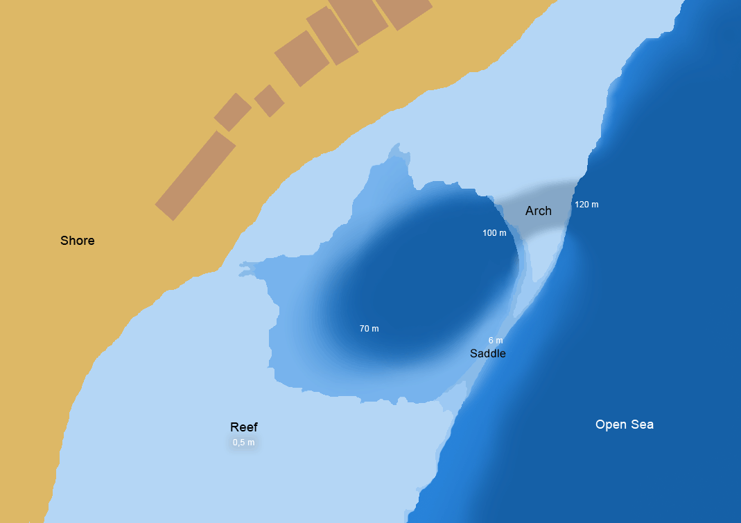 The Blue Hole of Dahab, Egypt: Beauty and Danger (image credits: wikimedia)
