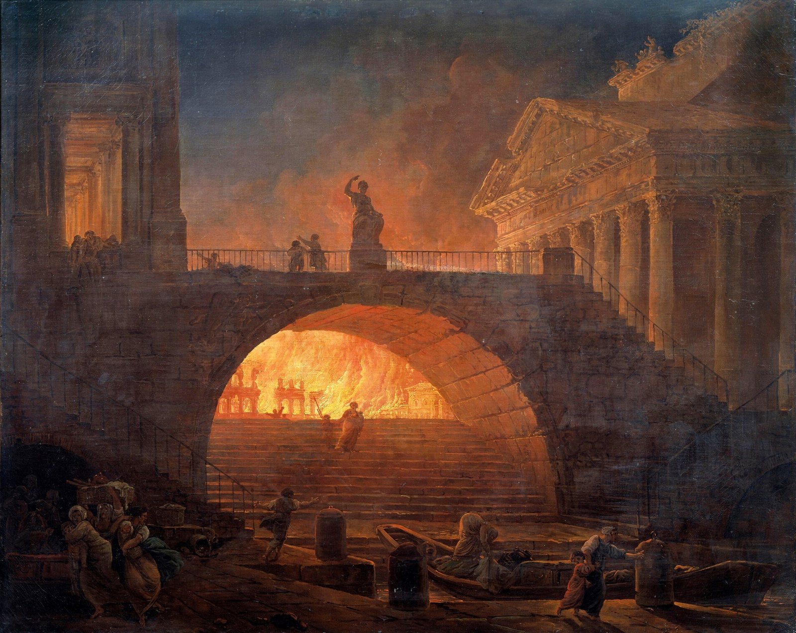 The Great Fire of Rome's Literary Losses (image credits: wikimedia)