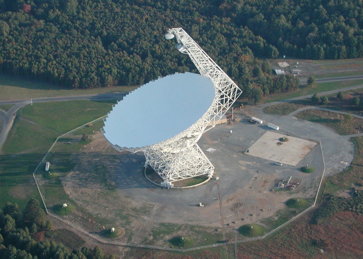 Green Bank Telescope Detected Mysterious Fast Radio Bursts (image credits: wikimedia)