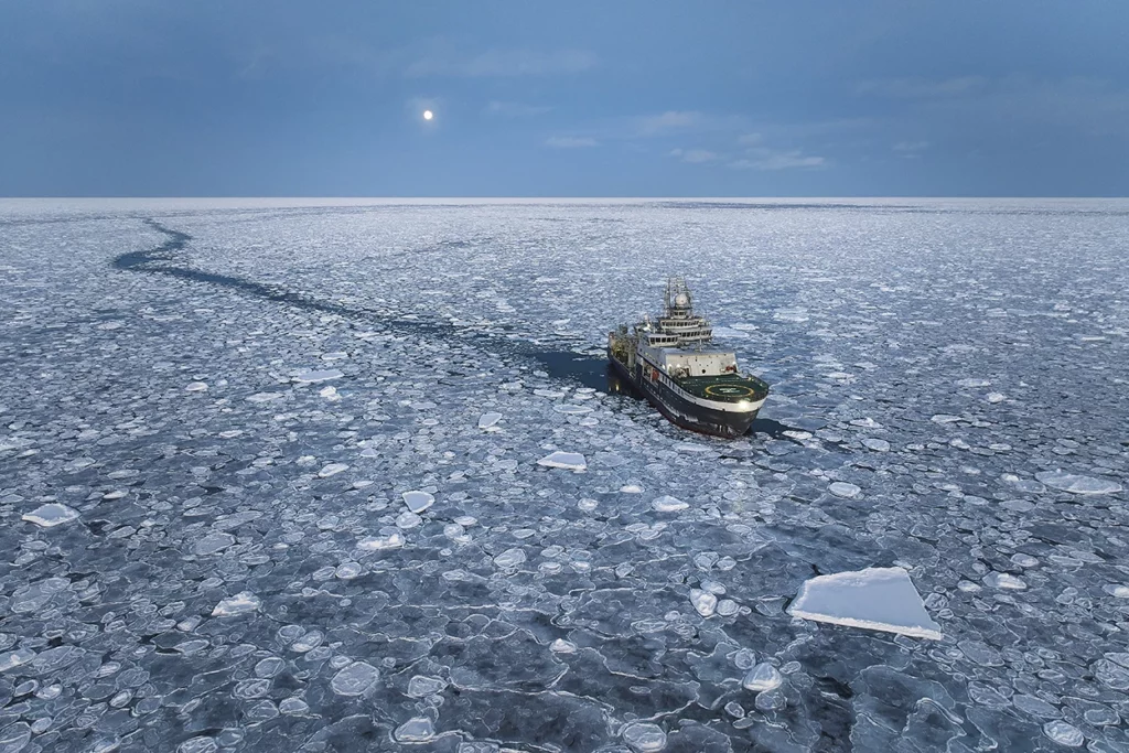 Greenland Sea in winter