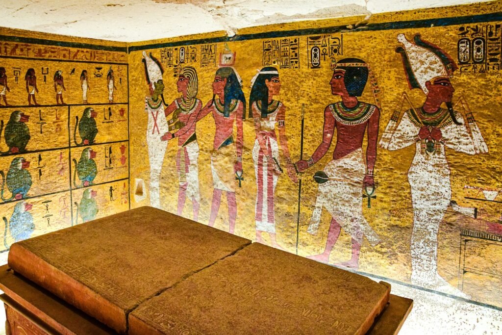 Tutankhamun tomb.
