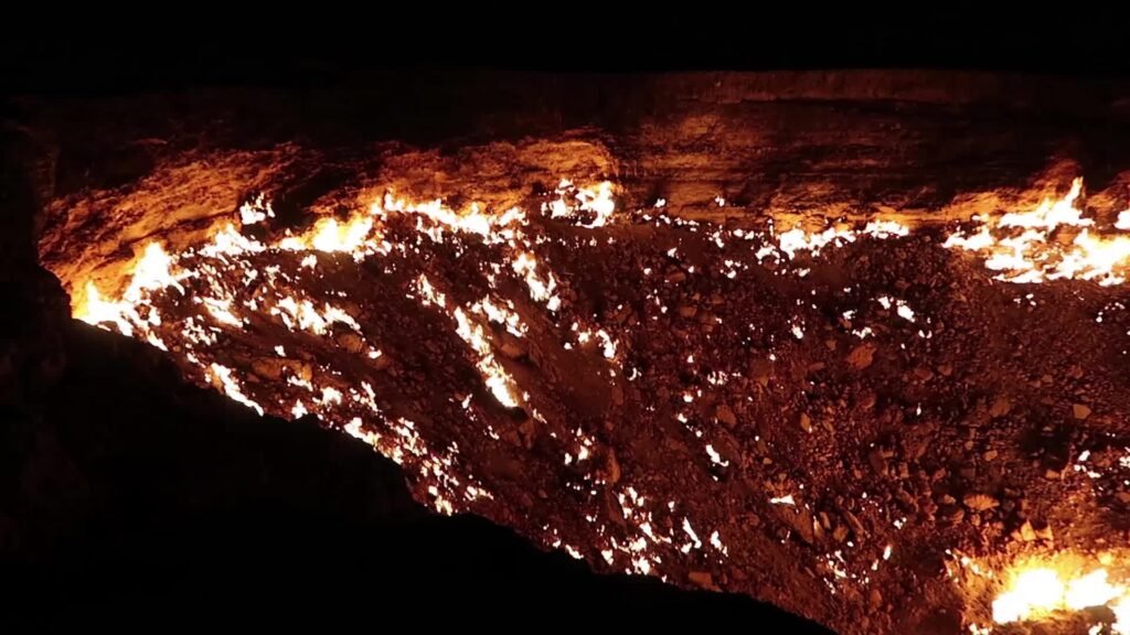 The "Door to Hell" in Turkmenistan – A Burning Crater That's Been Ablaze for 50 Years