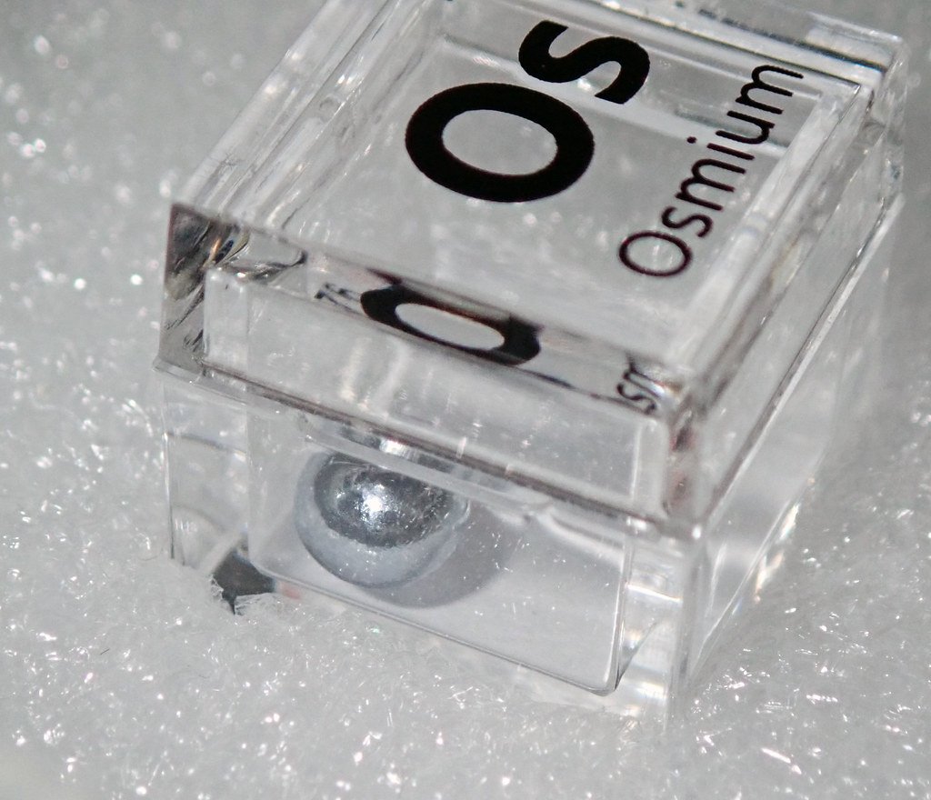 Osmium: The Density Champion (image credits: flickr)