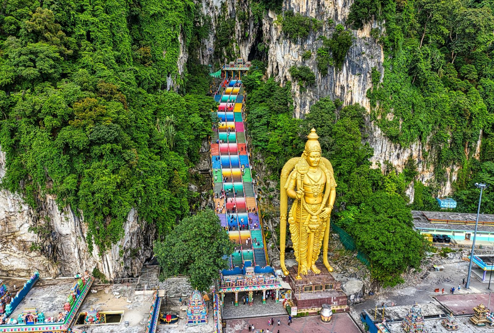 The Batu Caves: 400-Million-Year-Old Limestone and Hindu Temples in One