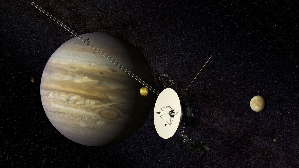 Voyager and Jupiter. 