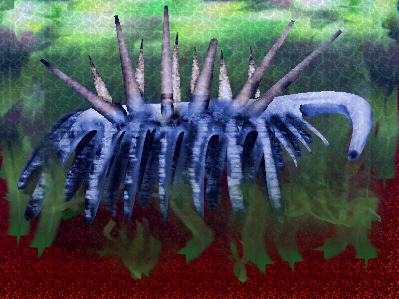 Upside Down and Back to Front: Hallucigenia’s Great Flip (image credits: wikimedia)