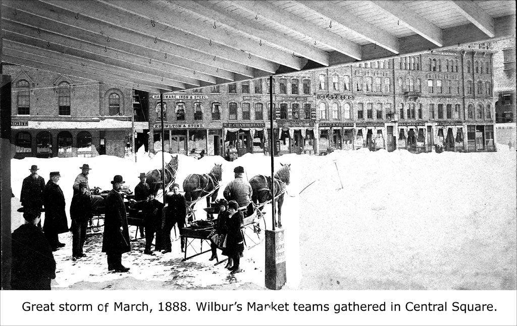 The Great White Hurricane of 1888 (image credits: wikimedia)