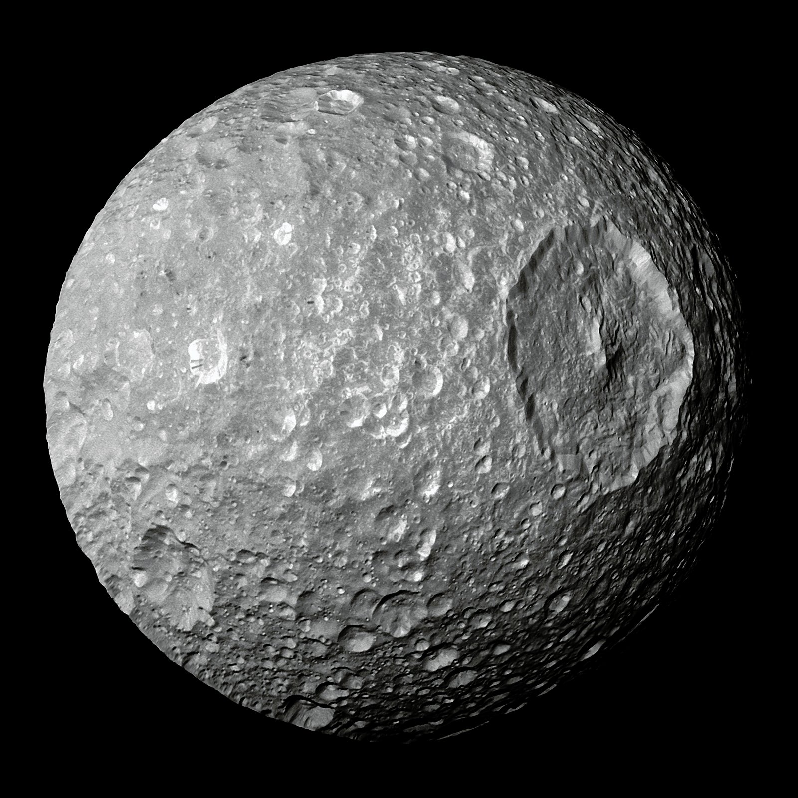 Mimas: The Death Star's Living Secret (image credits: wikimedia)
