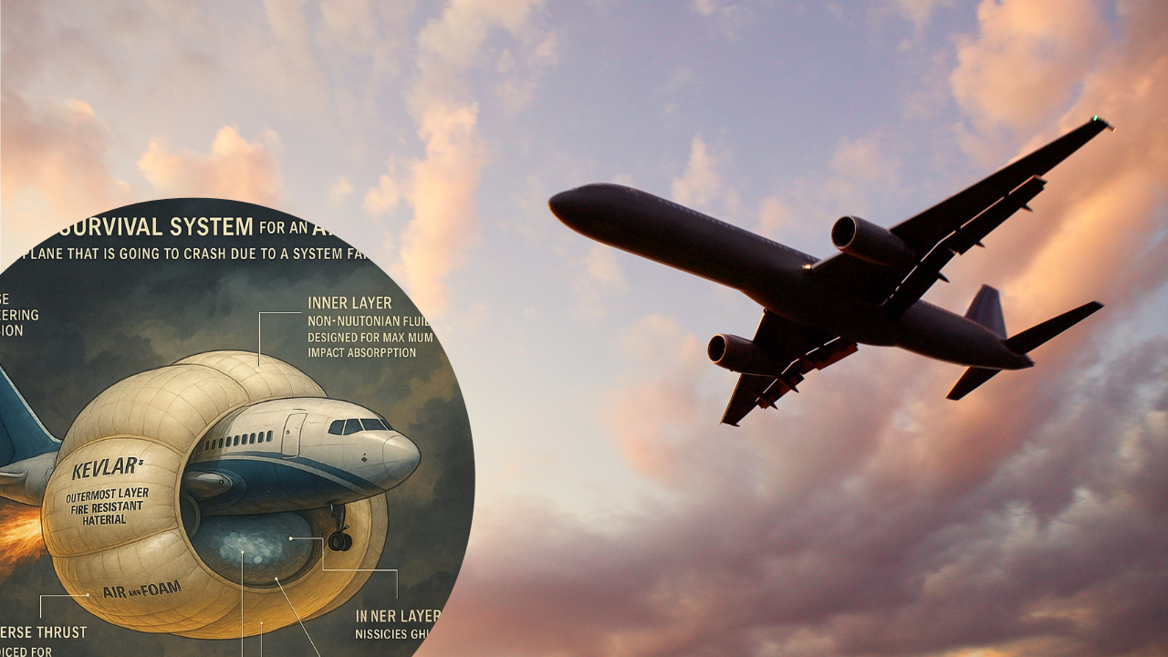 The Future of Aviation Safety? Engineers Propose Giant Airbags To Help Planes Survive Crashes
