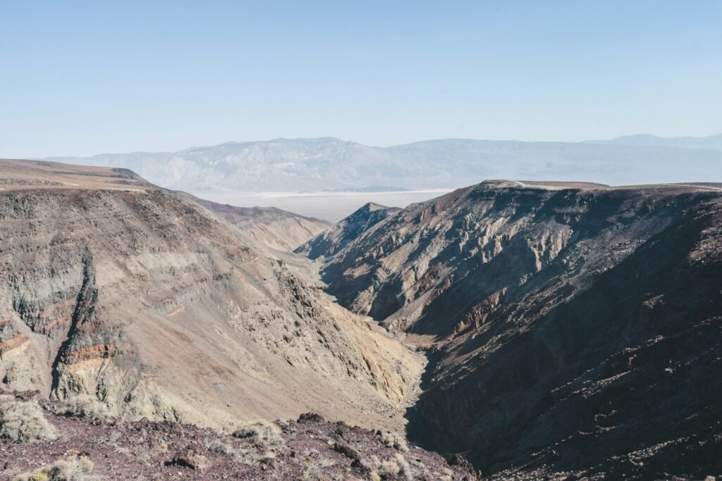 brown and gray mountains under blue sky during daytime