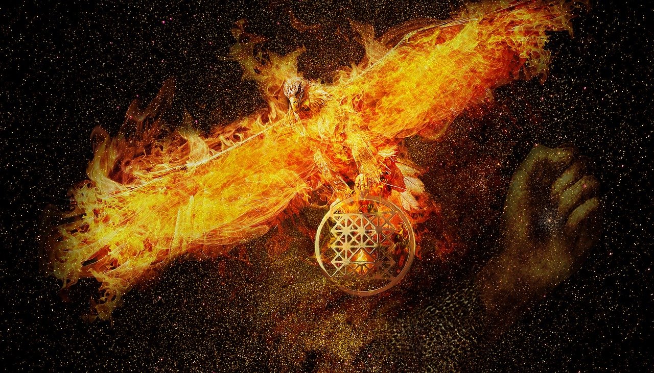 The Phoenix - Rising from Life's Ashes (image credits: pixabay)