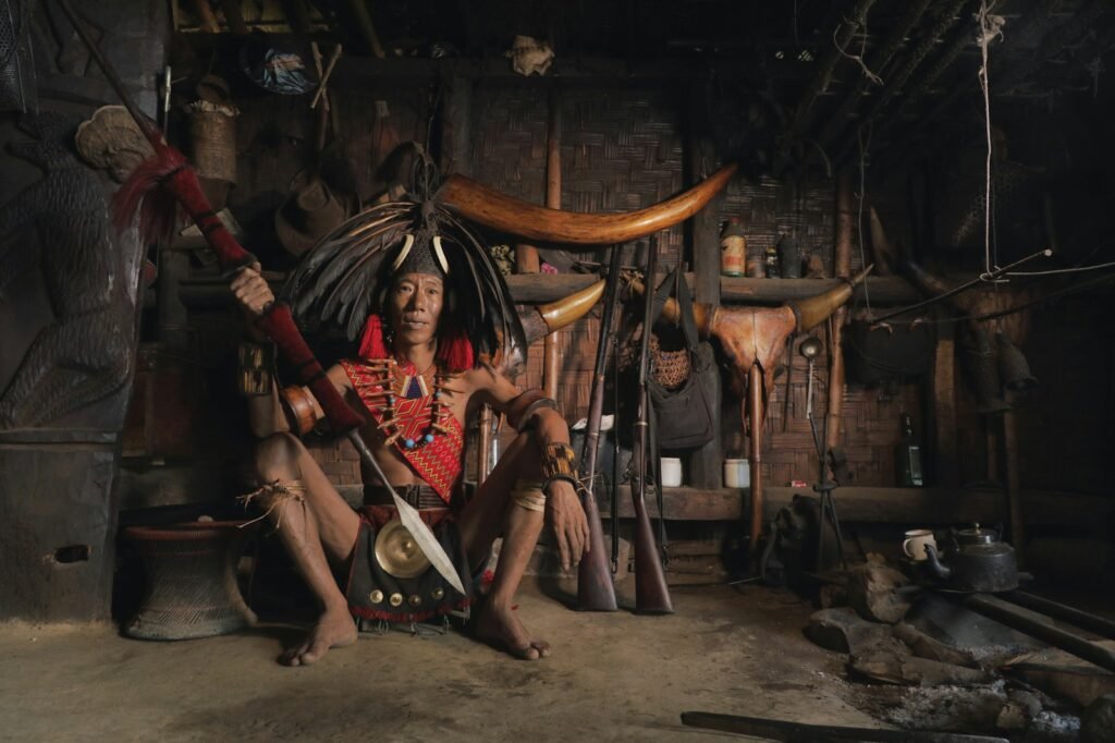 a person holding a sword