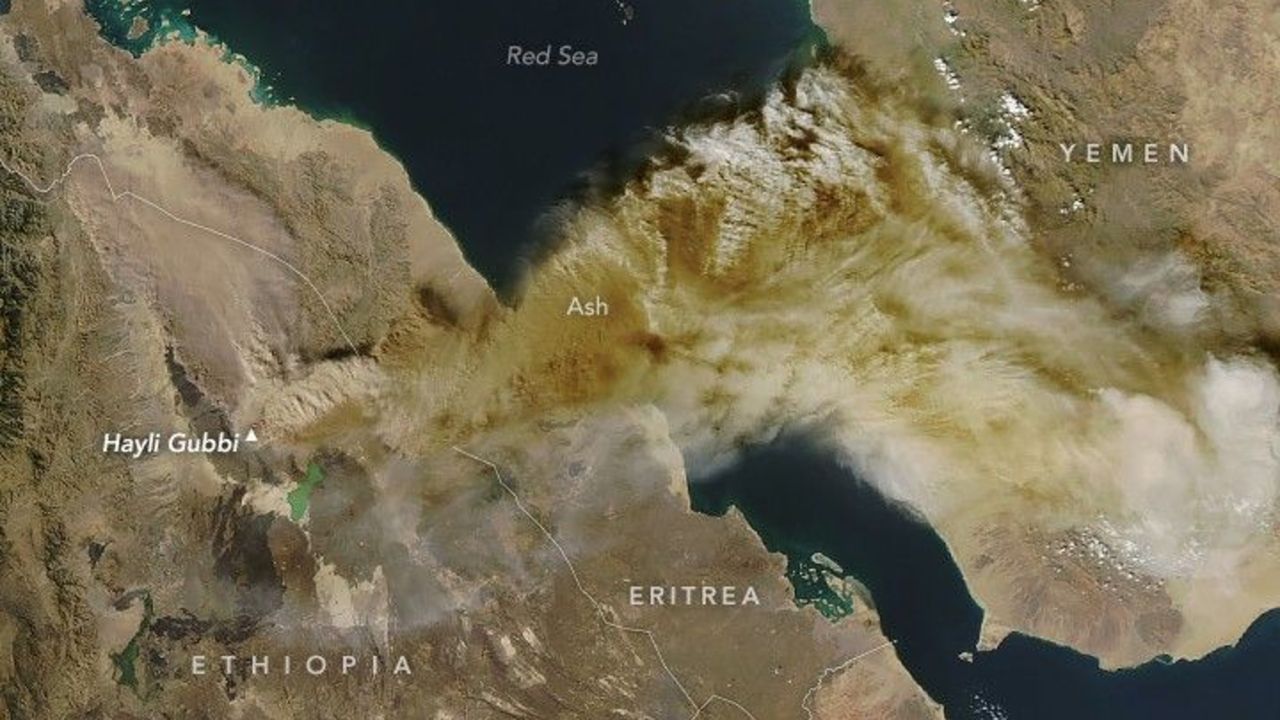 Ethiopia’s Ancient Volcano Roars Back to Life, Blanketing Middle East with Ash