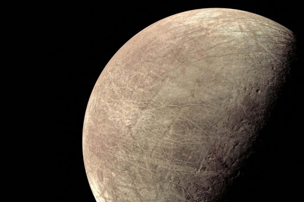 Europa's thick ice may hinder the search for life in its oceans