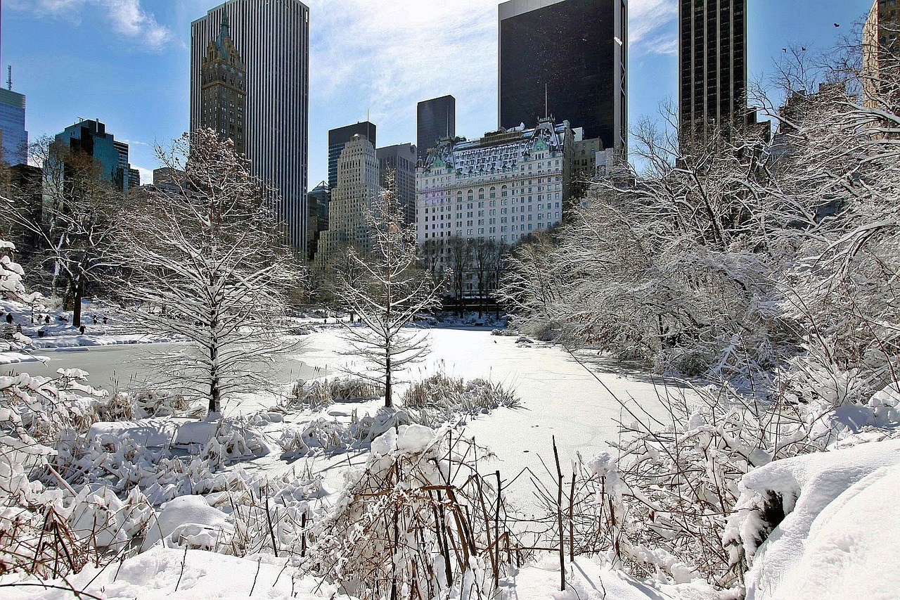 New York City Greets Post-Holiday Snowfall Lighter Than Anticipated