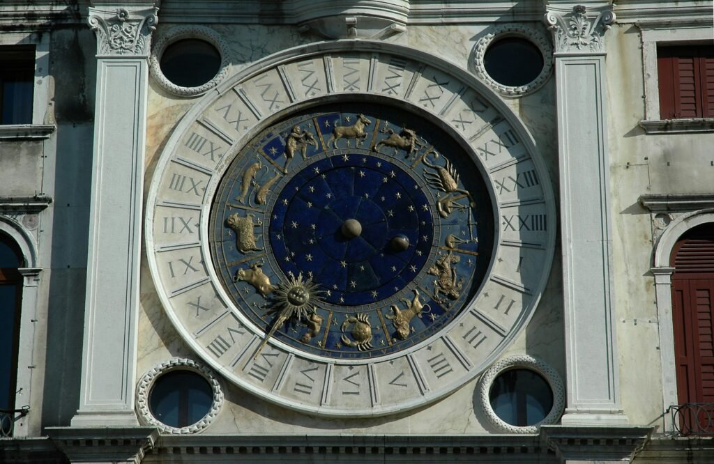 a large clock on the side of a building