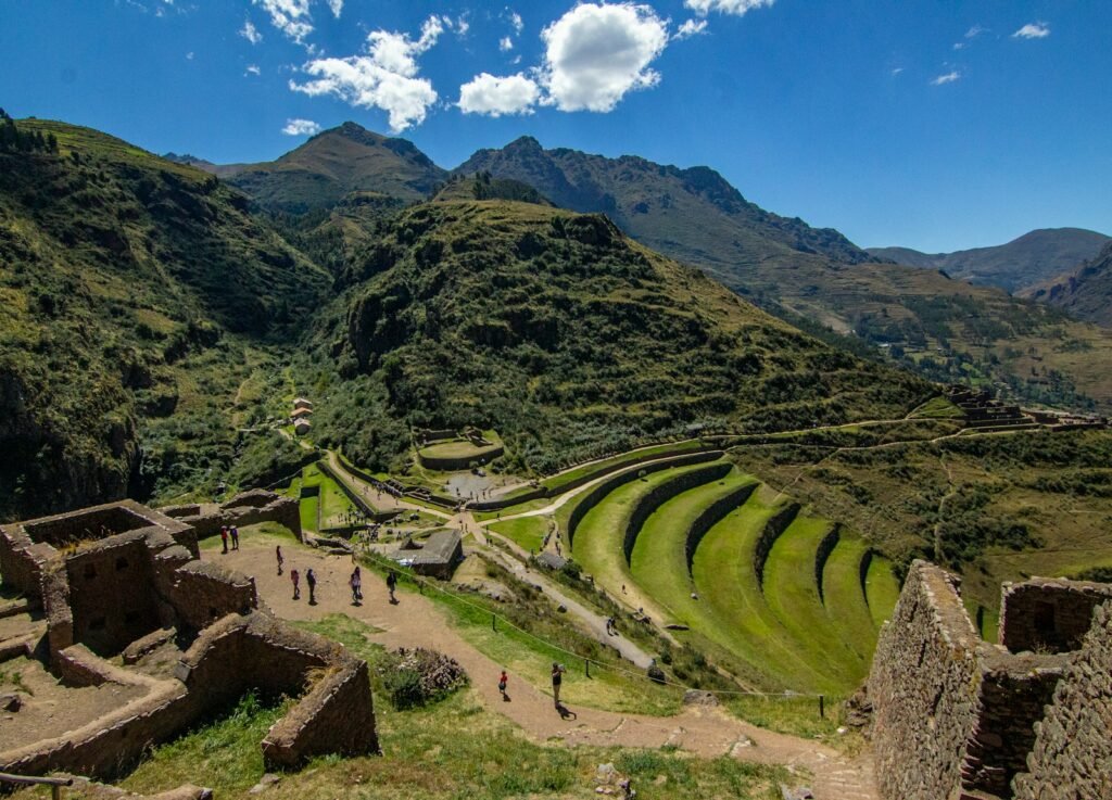 concrete buildings on mountain during daytime