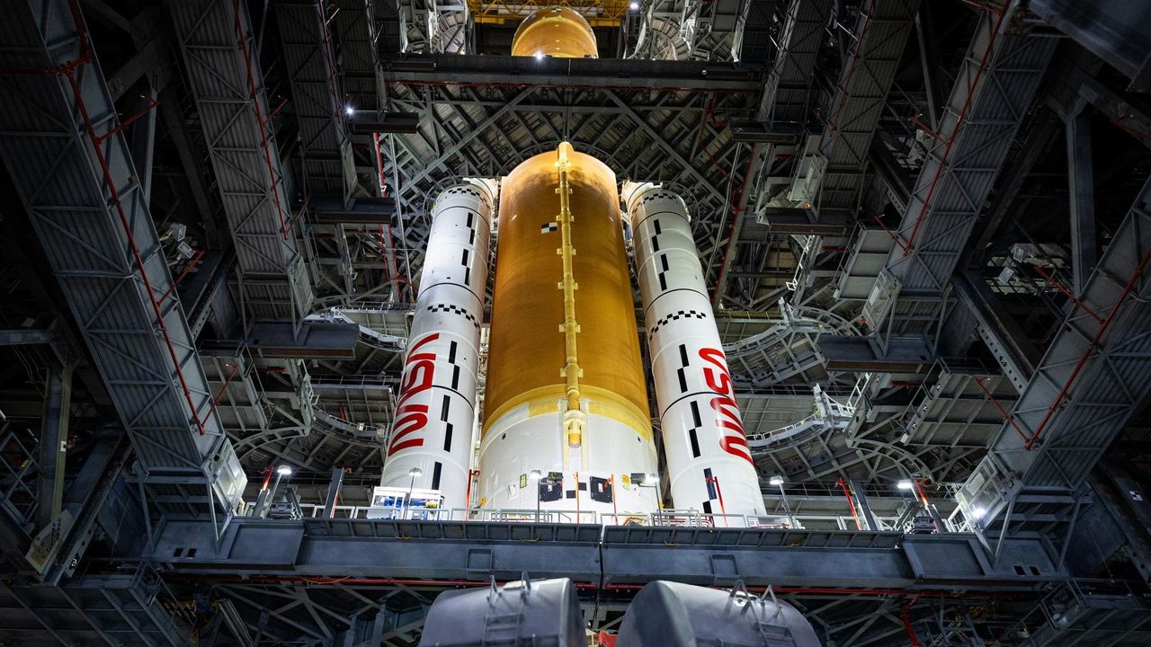 NASA’s Historic Artemis II Rocket Completes Rollout to Launch Pad