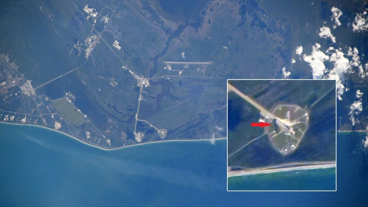 ISS Astronaut Captures Rare Orbital Glimpse of Artemis 2 Rocket on Launch Pad