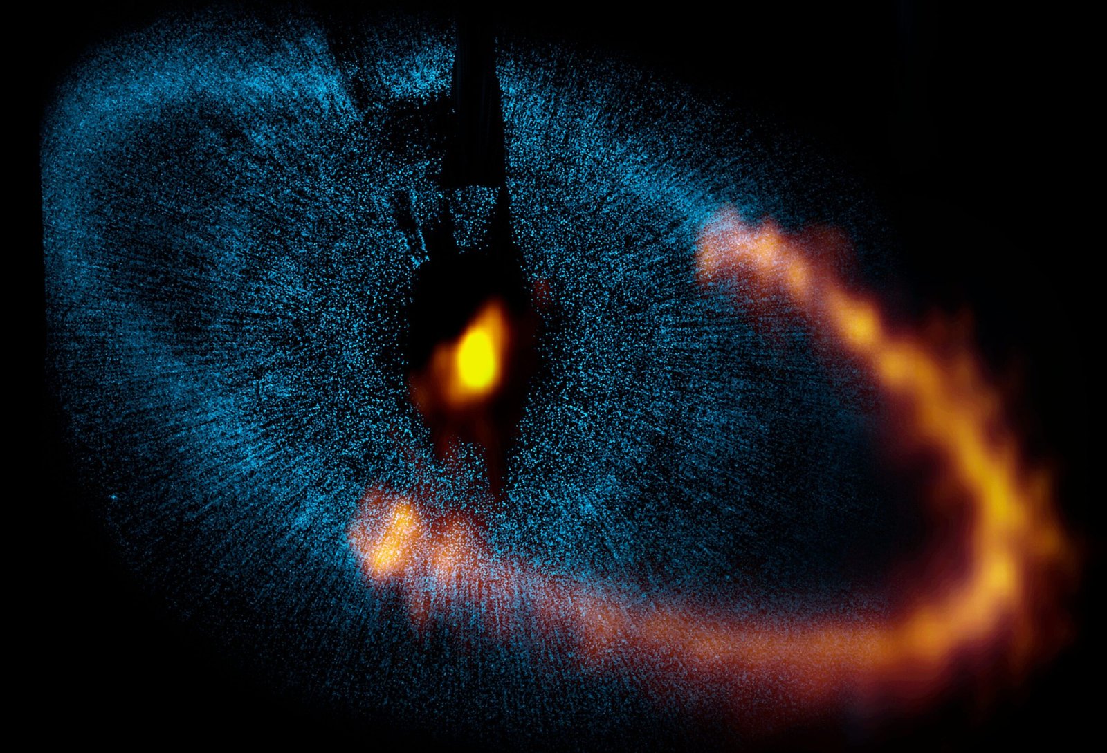 Hubble Captures Evidence of a Dramatic Planetary Collision