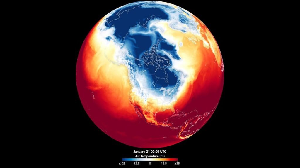 NASA satellite watches January's polar vortex | Space photo of the day for Feb. 4, 2026
