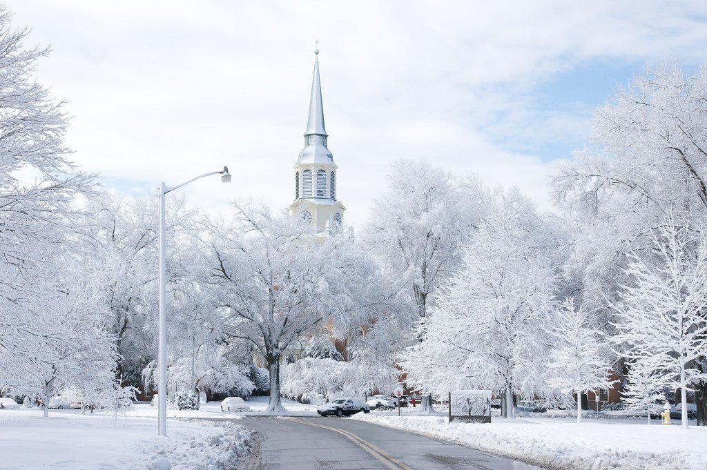 A Winter Blanket Covers North Carolina