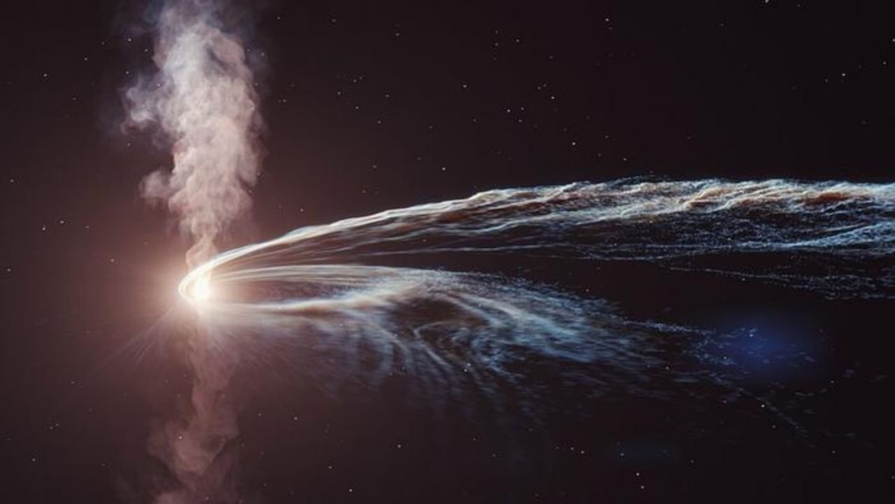 This supermassive black hole jet is more powerful than the Death Star's laser