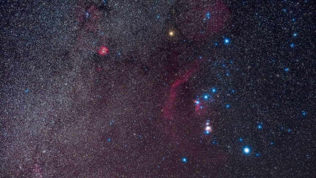 The stars of Orion's belt are 200,000 times brighter than our sun, and winter is the perfect time to see them