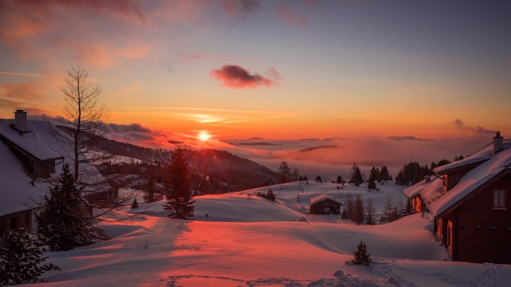 Are sunrises and sunsets more spectacular in winter?
