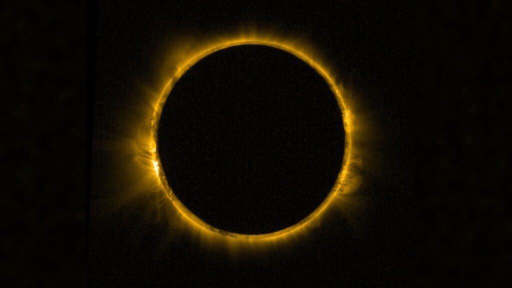 Blazing 'ring of fire' eclipse seen from space | Space photo of the day for Feb. 20, 2026