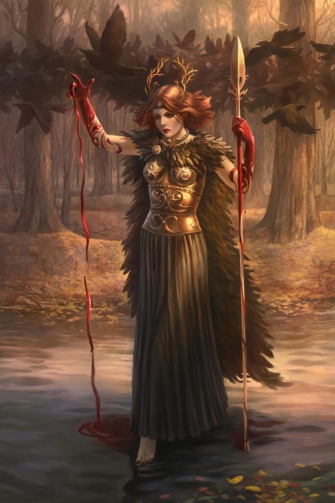 The Morrigan and Celtic Battle Goddesses: Warriors of Fate and Death (Image Credits: Pixabay)