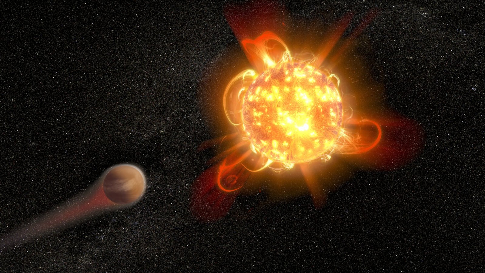 Massive Flares From Stellar Storms May Expand the Boundaries of Habitable Zone Around Small Stars