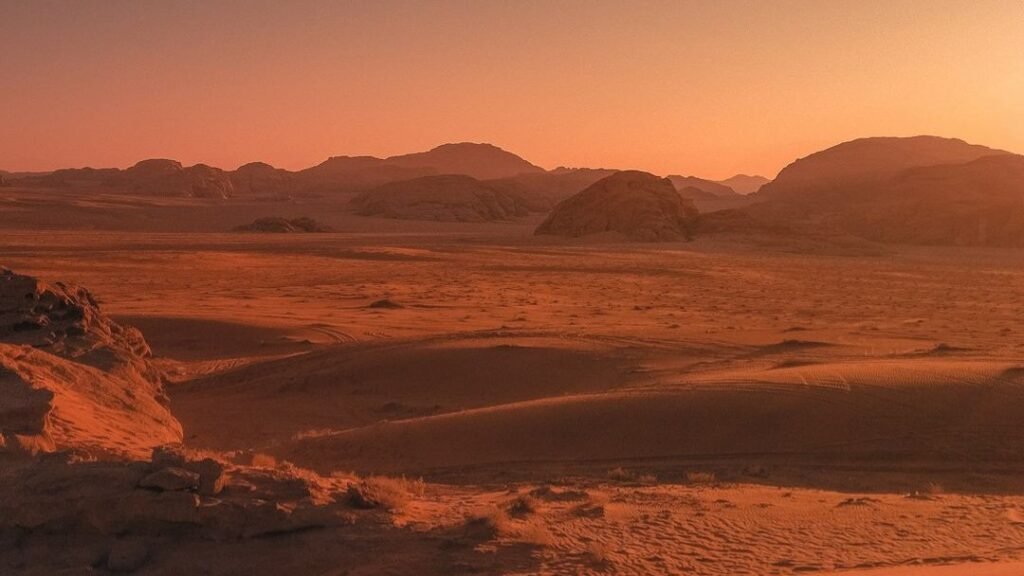 A Rare Active Volcano On Mars May Be Causing The Whole Planet To Spin Faster