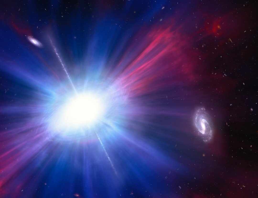 These blazing blue explosions may be born when a compact dead star slams into a Wolf-Rayet star