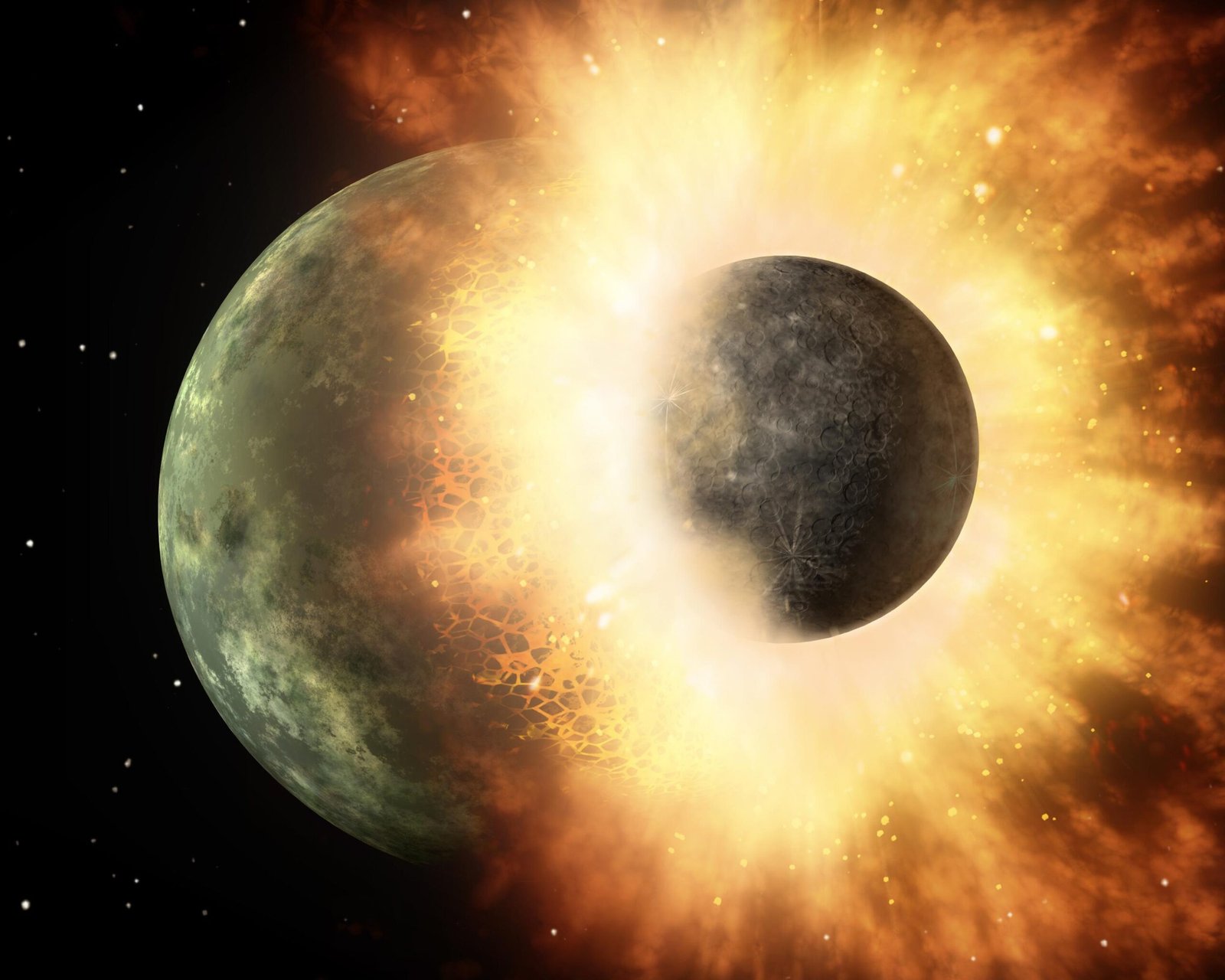 1. The Giant Impact That Created the Moon 