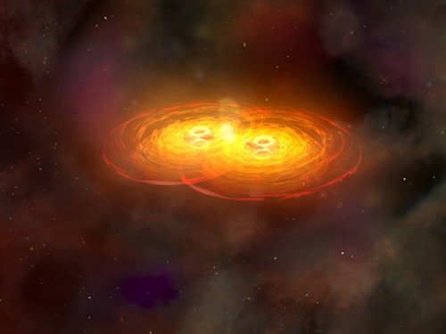 6. Black Holes Can Collide and Make Space Itself Ring 