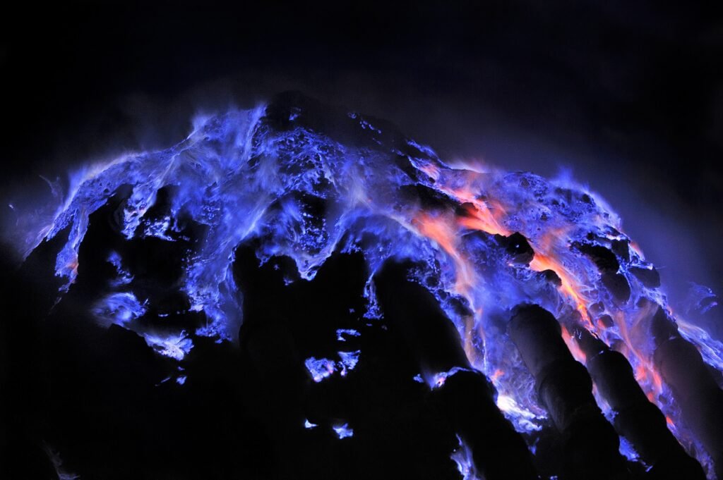 3. Kawah Ijen's Blue "Lava": Fire That Should Not Be That Color