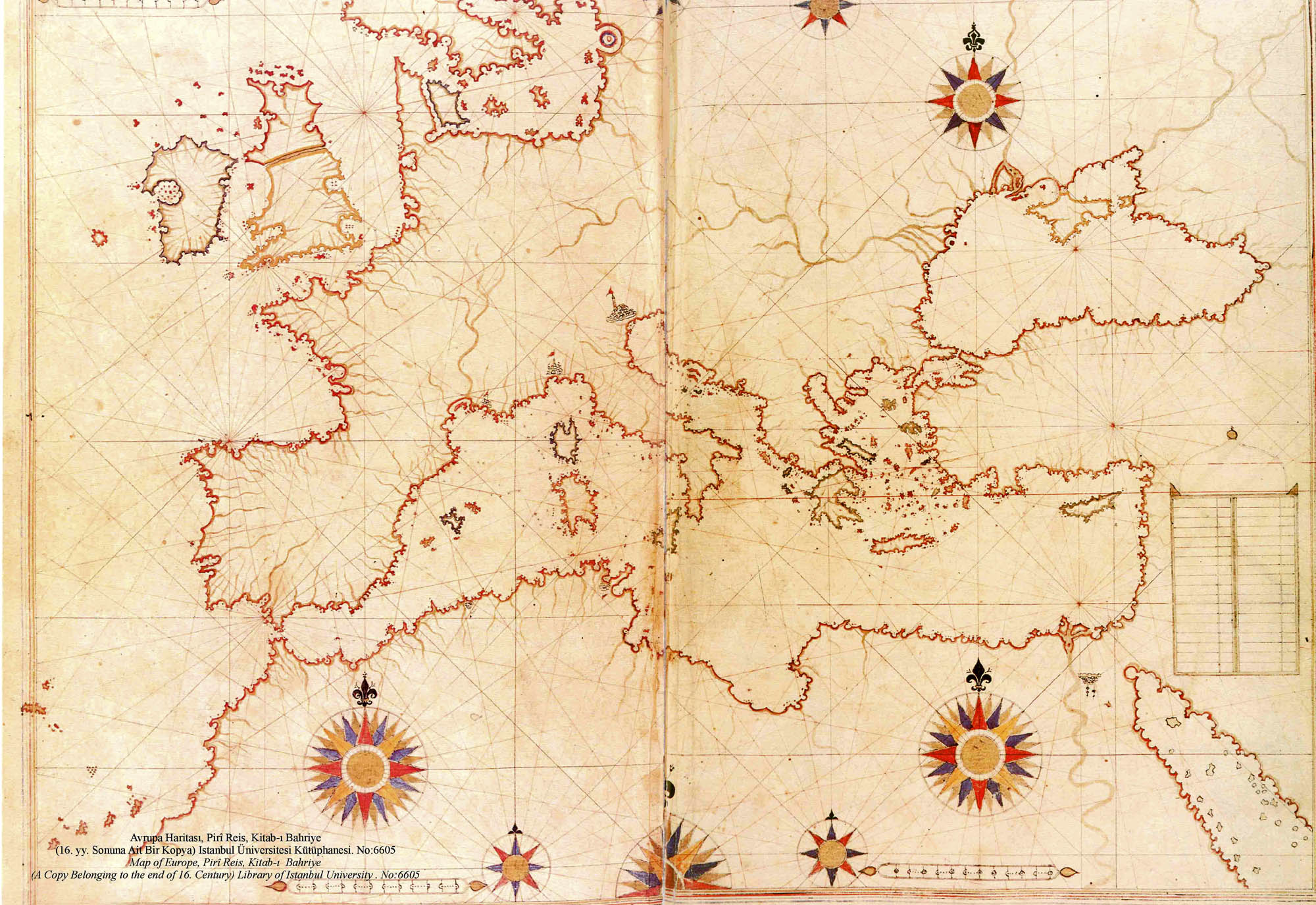 #5 The Piri Reis Map: An Old Chart With Oddly Modern Hints 