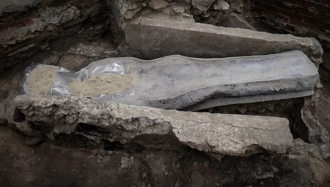 8. The Lead Sarcophagus Below Notre‑Dame’s Floor